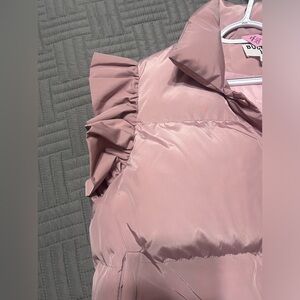 Blush pink crop vest